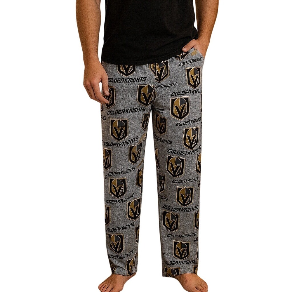 Vegas Golden Knights NHL Pajama Pants Lounge‎ Bottoms Fan Gear Sleepwear